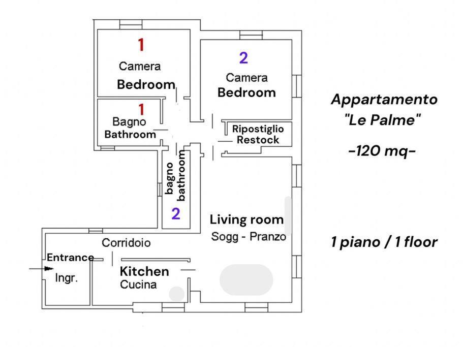 Le Palme - Elegante E Moderno Con Garage Privato Appartamento *